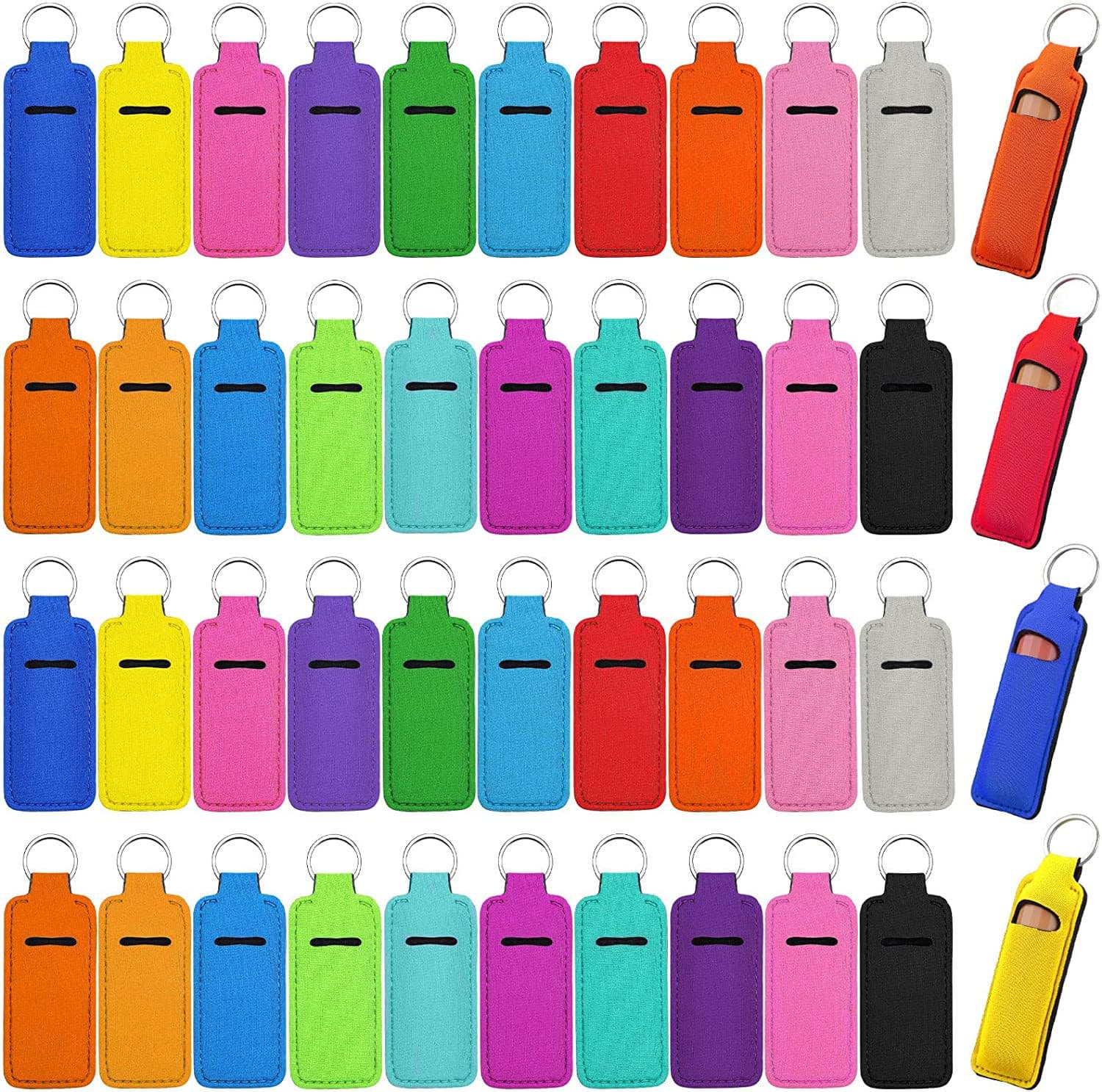Source Factory, Hot-Selling Export Neoprene Keychains, Hand Sanitizer Bottle Covers, Lipstick Cases, Wrist Straps