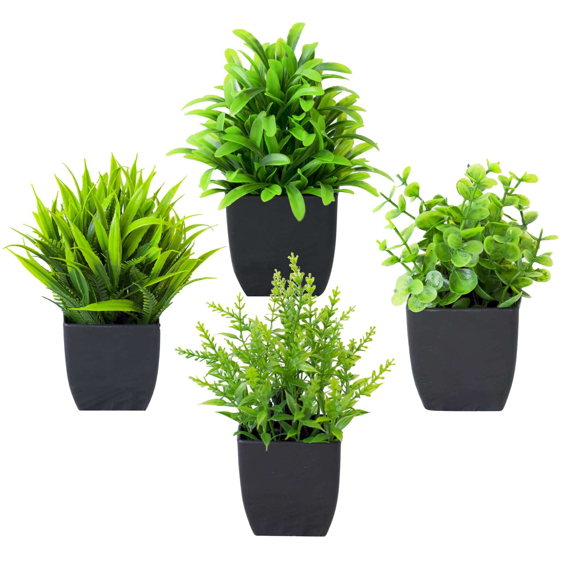 Amazon Artificial Outdoor Green Plant Small Potted Desktop Bonsai Home Office Decoration Photo Prop Plant