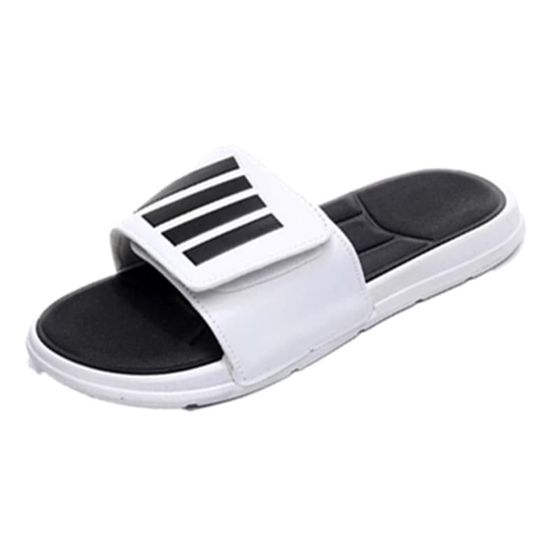 Men's Trendy Summer Comfort Slippers, Thick Sole Beach Sandals, Soft Bottom Couple Flip Flops, Fashionable Slide Sandals