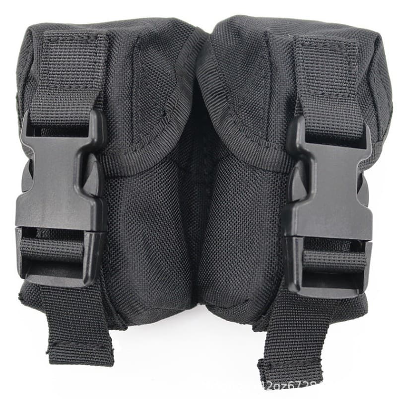 Outdoor tactical Molle grenade bag accessory bag, multi-functional accessory bag, vest belt tactical hanging bag two-link