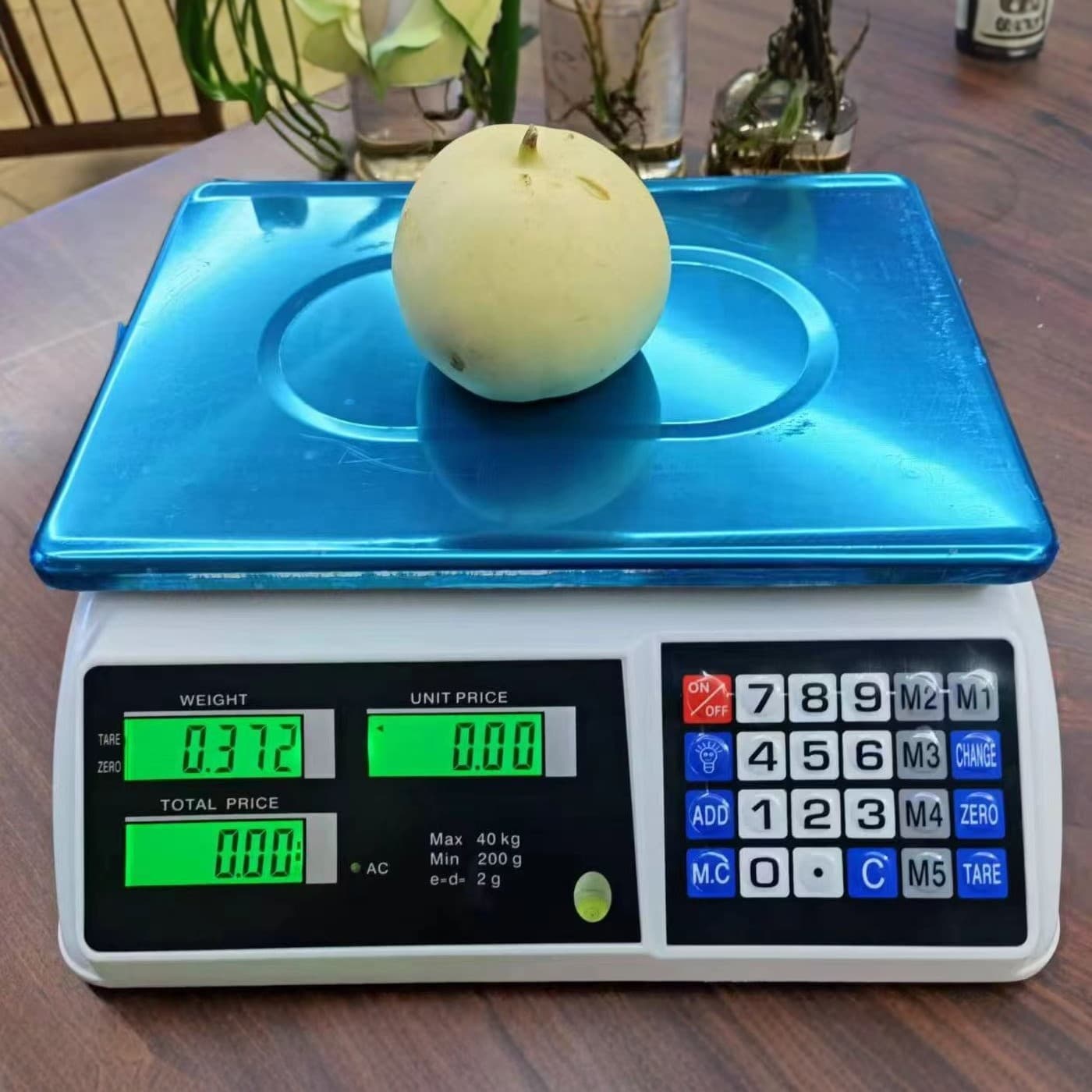 202640kg English Electronic Scale Wholesale Electronic Table Scale Fruit Scale for Market Stall Precision Platform Scale 723