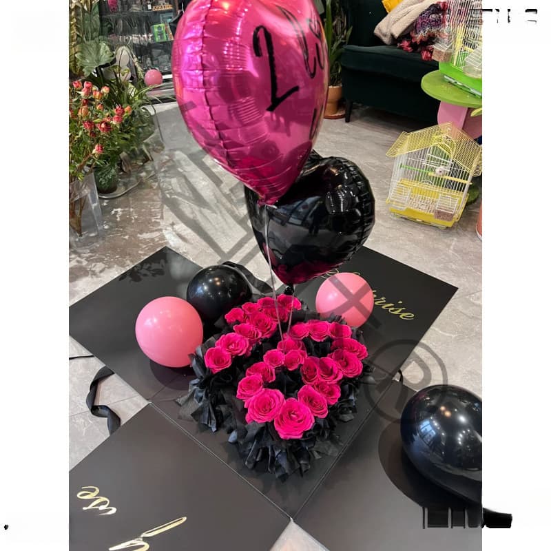 Digital Surprise Flower Box, Valentine's Day Box, Empty Box, Birthday Gift Box, Popular Surprise Box, Explosion Box