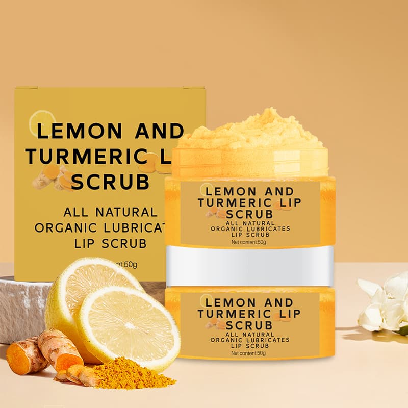 Cross-border trade product: Lip Scrub, moisturizing and hydrating turmeric lip scrub.