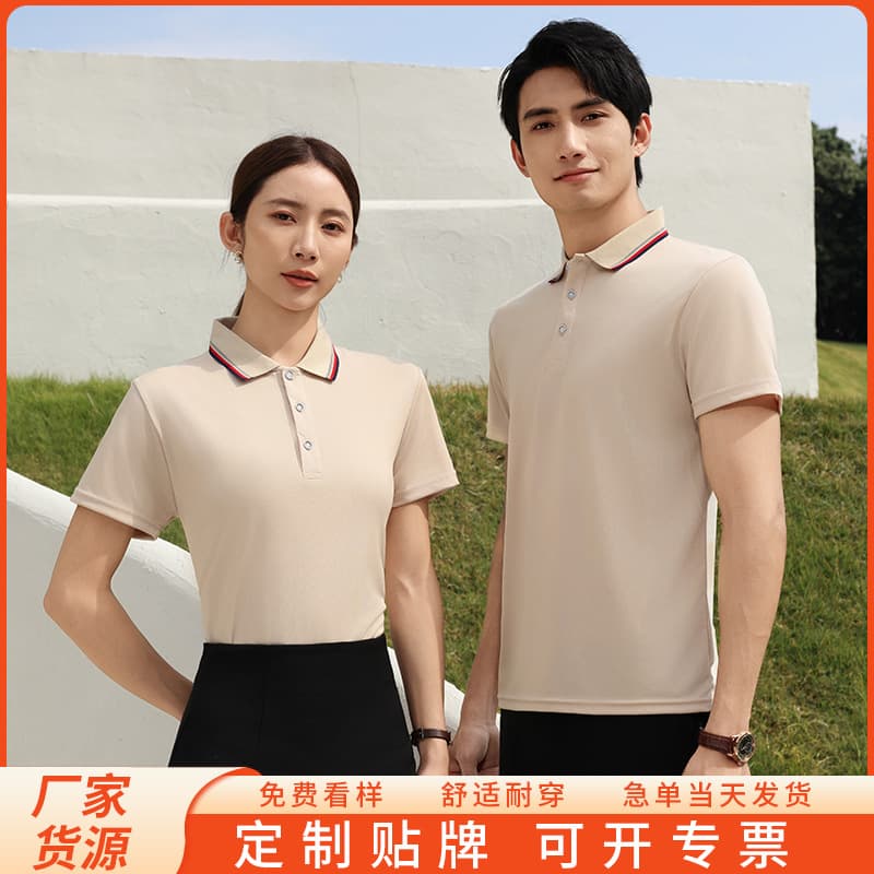 Collared Short-Sleeve Polo Shirt Custom Logo Group Corporate Workwear Printing Custom Advertising Shirt Cotton T-Shirt Embroidery