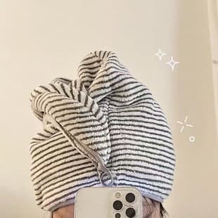 Bamboo Charcoal Hair Drying Cap, Super Absorbent, Shower Cap, Towel Wrap for Women, Thickened, Adult, Long Hair, Quick-Dry
