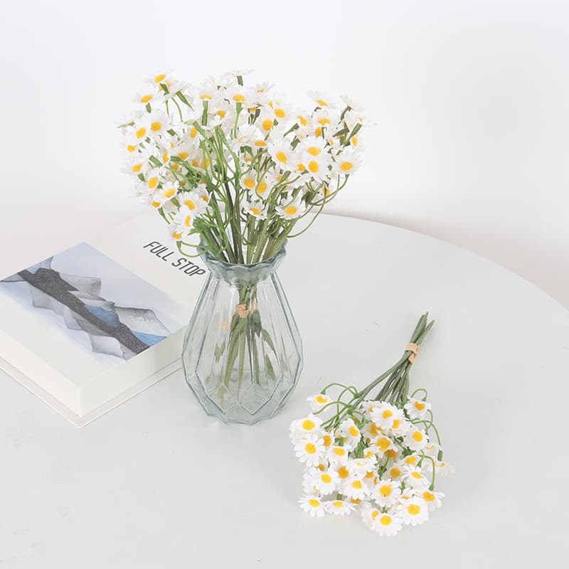 Chamomile Notebook Daisy Artificial Flowers Fake Bouquet Rustic Wedding Bouquet Home Countryside Floral Arrangement