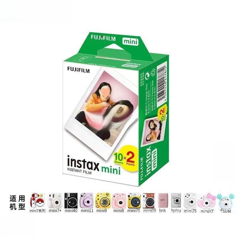 Fuji White Border Instant Film mini 3-inch for Polaroid 7+/SE/11/12/40/90 Universal Compatible Instant Film