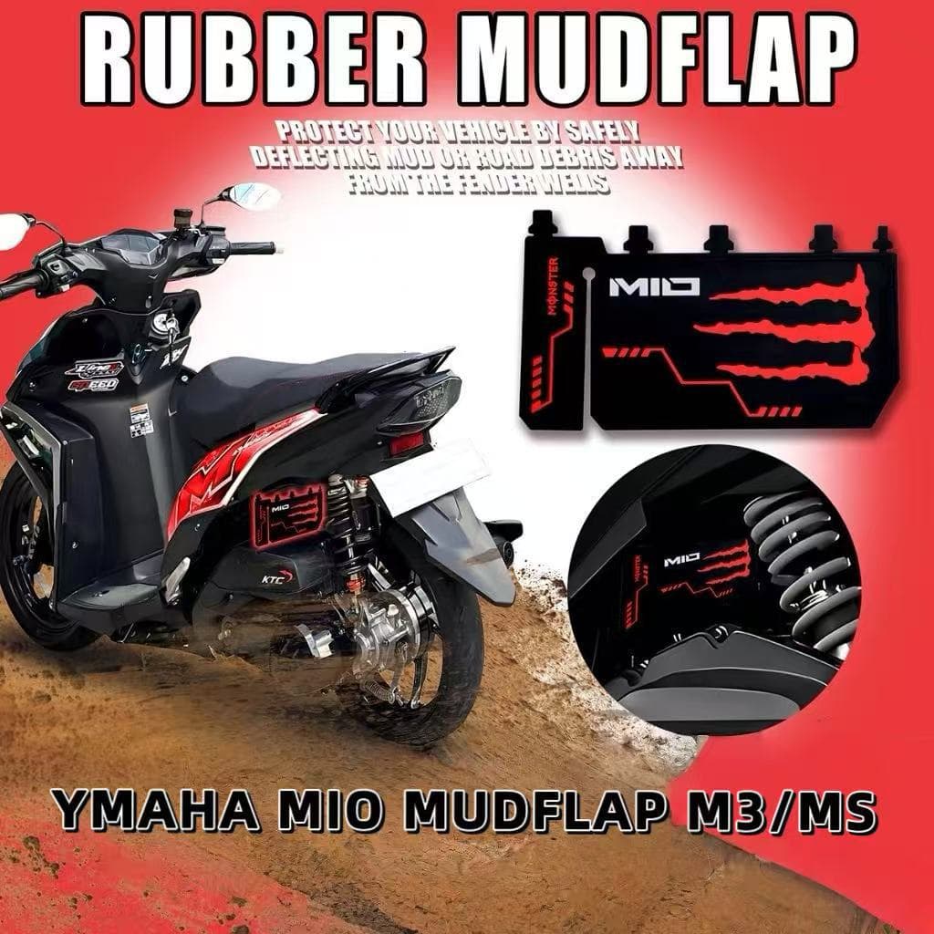 Suitable for YAMAHA MIO MUDFLAP M3 MS scooter accessories magic claw front fender cross-border