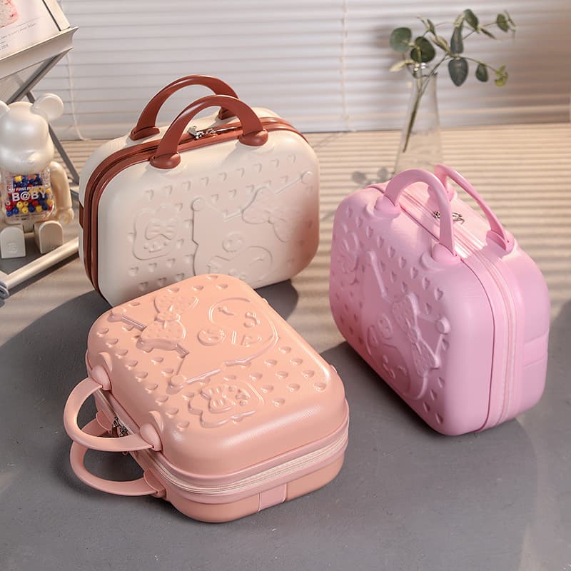 Mini holiday gift box portable small box 14-inch ultra-light boarding cosmetic case suitcase wedding souvenir