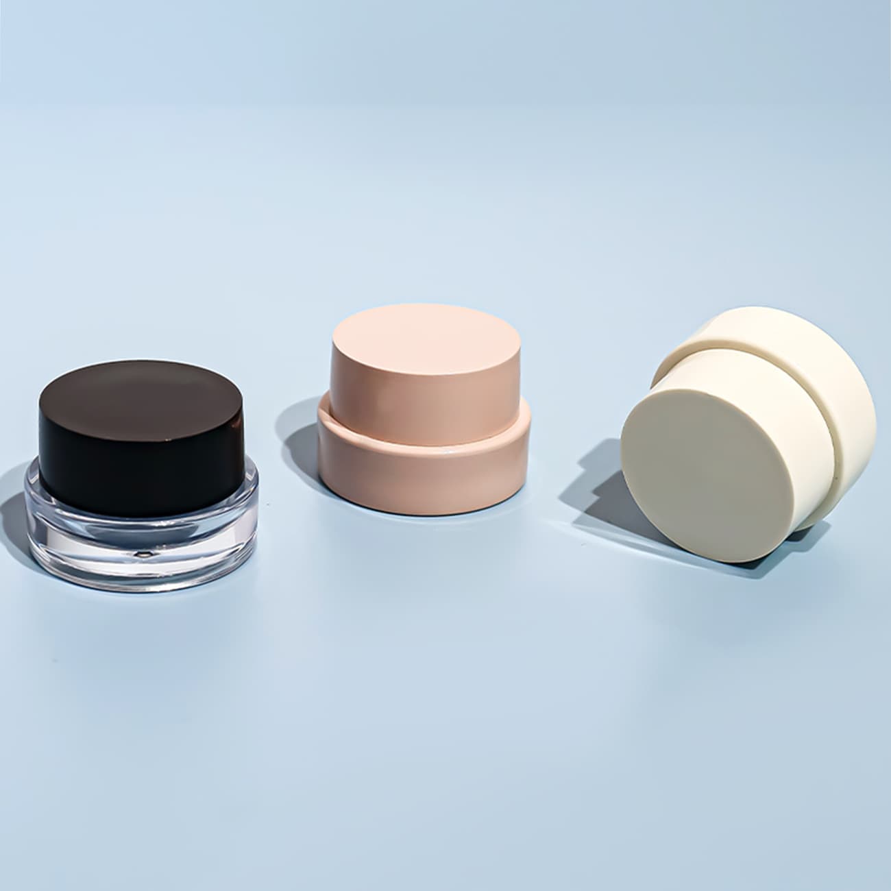 5g Nail Gel PP Refill Bottle Light-Proof Nail Gel Dispenser Solid Gel Jar Sample Cream Pot