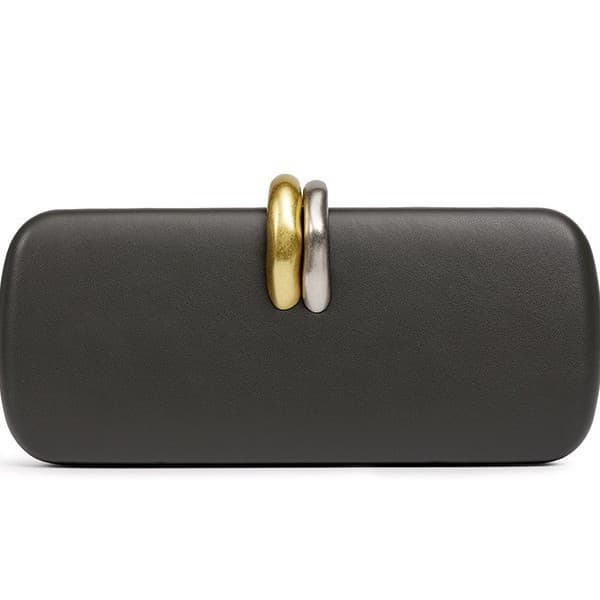 New Cross-Border European and American Evening Handheld Crossbody Bag Personality Metal Chain Women's Evening Bag