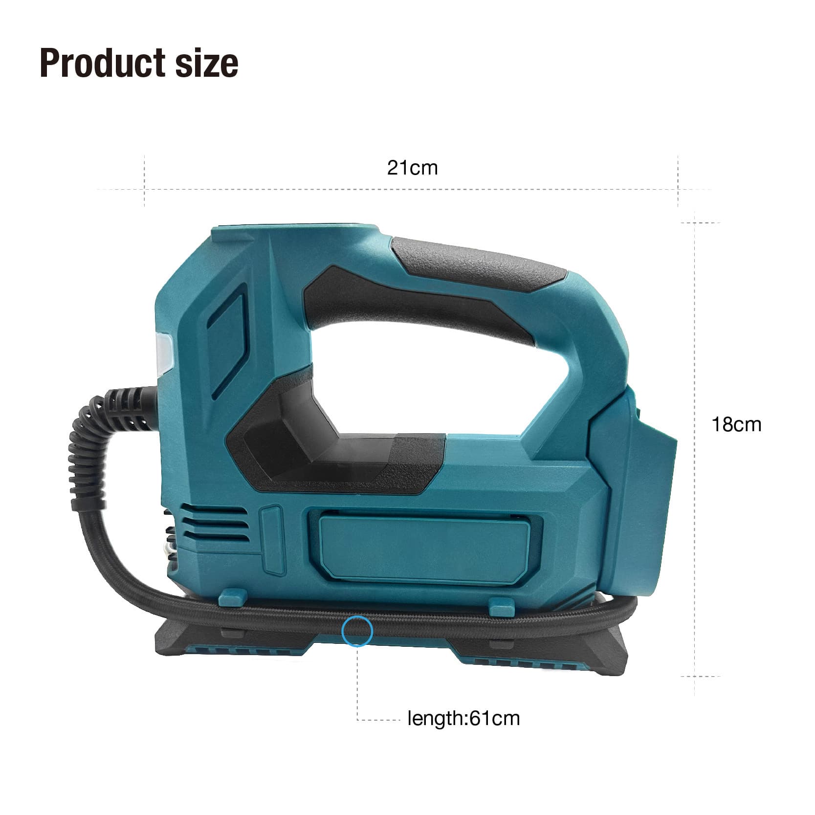 Car Inflator Pump Smart Digital Display Electric Tire Inflator for Small Cars Tire Air Pump