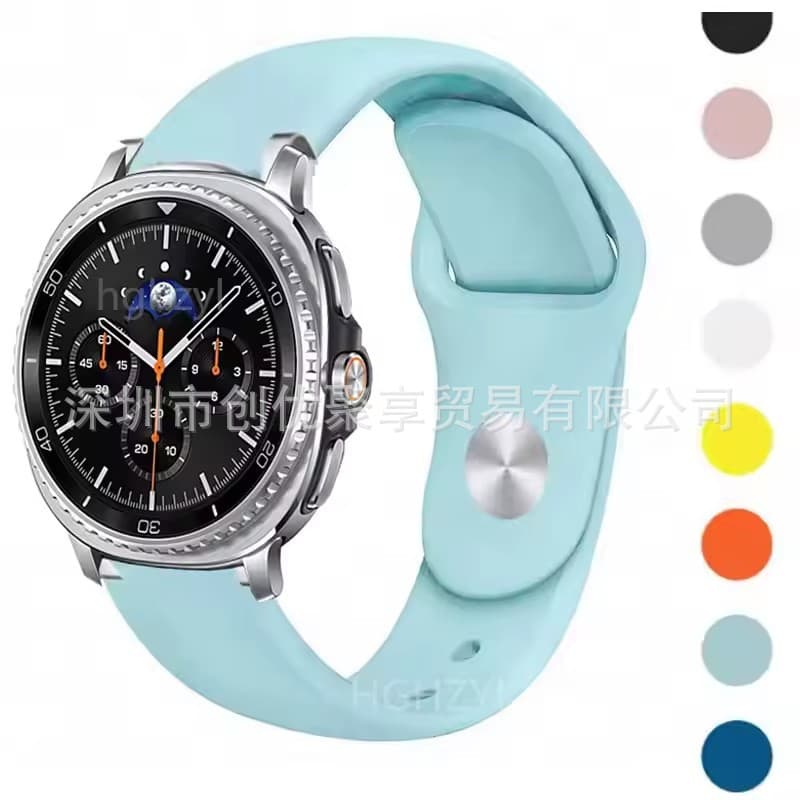 Compatible with Samsung Galaxy Watch8 Reverse Buckle Strap, watch8 classic Reverse Buckle Silicone Strap