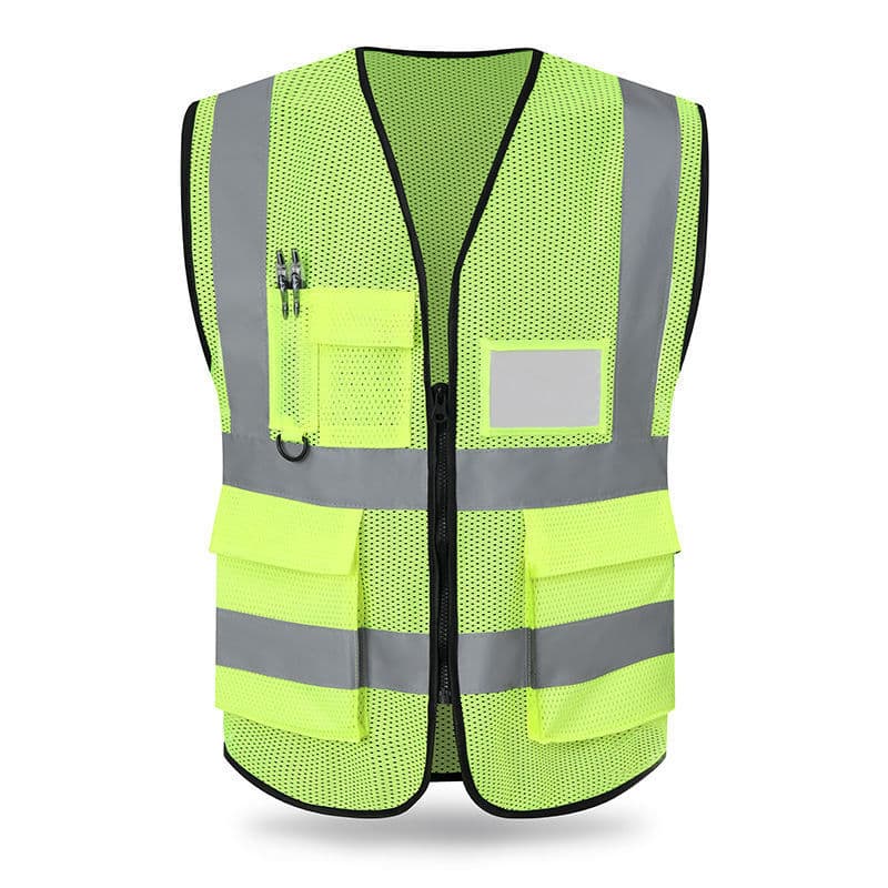 Reflective Vest Safety Clothing Cycling Construction Reflective Clothing Traffic Repositioning Work Clothes Meituan Fluorescent Yellow Vest Printing