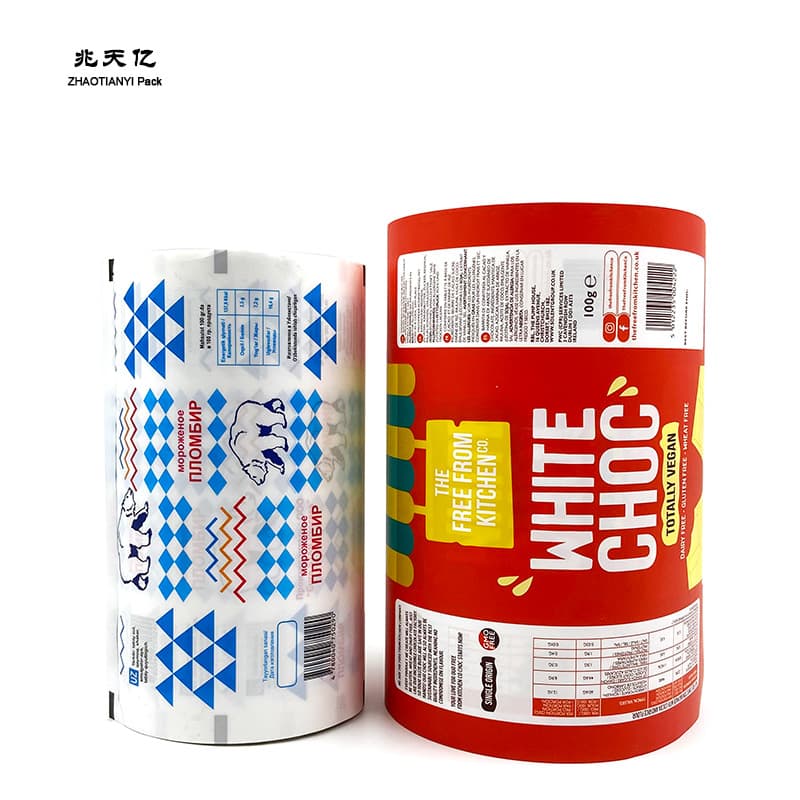 Ice Cream Packaging Film Rolls Plastic Packing Film Roll