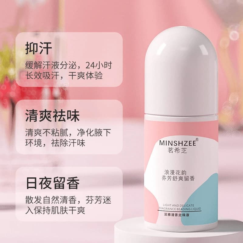 Deodorant Roll-On for Women and Men Underarm Long-Lasting Fragrance Perfume Roll-On Body Deodorant Full Body Dry and Scented