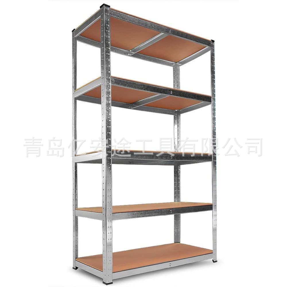 Warehouse Shelving Rack Indoor Basement Supermarket Storage Display Rack E-commerce Shelf Floor Standing Organizer Iron