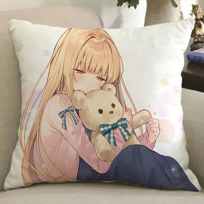 Anime Pillow Square Pillowcase Half-Body Pillow Double-Sided Print Birthday Gift