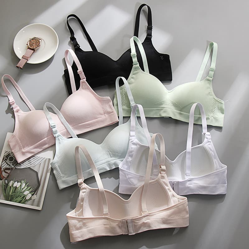 Girls Bra Summer Thin Student Intimates Girls 16 Years Old High School Students College Students Ultra-Thin Bra Drop Shipping