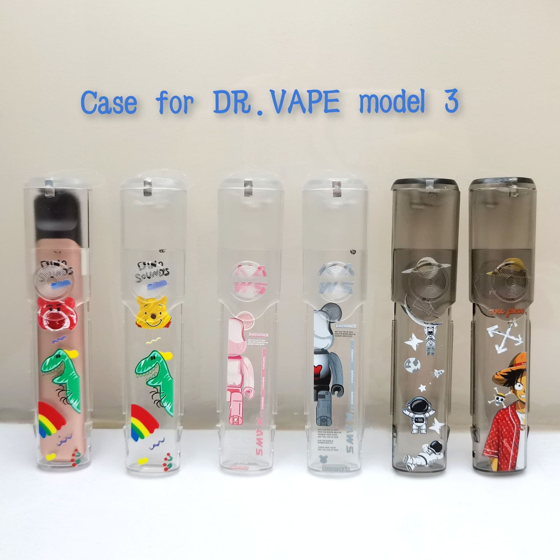 DR.Vape Model3 PC Protective Cover Waterproof Anti-Fall Dustproof Case for Electronic Cigarettes Cartoon Style