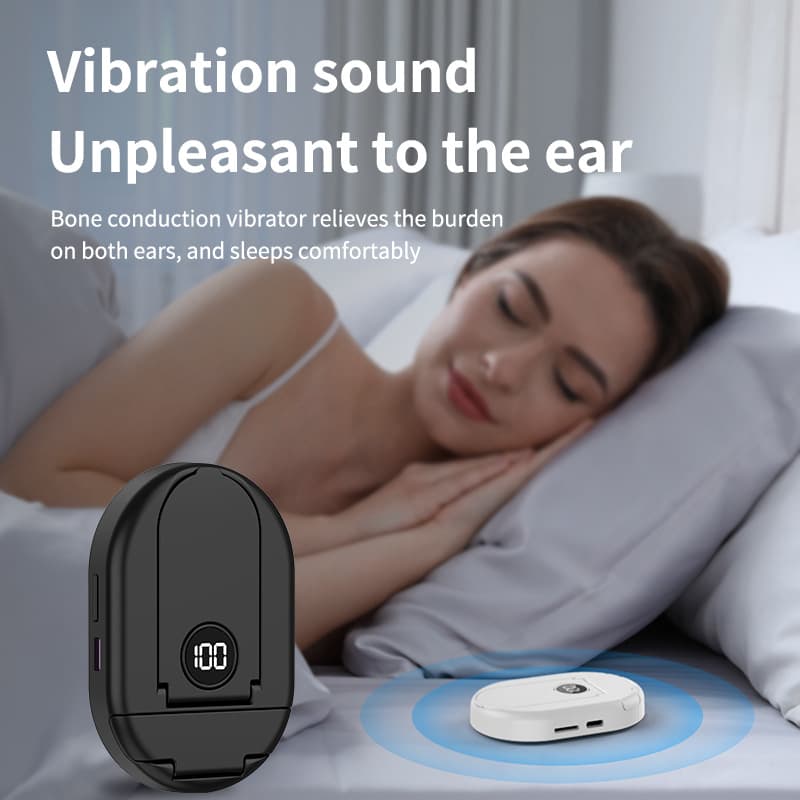 New Bone Conduction Sleep Speaker Office Nap TF Card White Noise Sleep Aid Music Desktop Stand Speaker