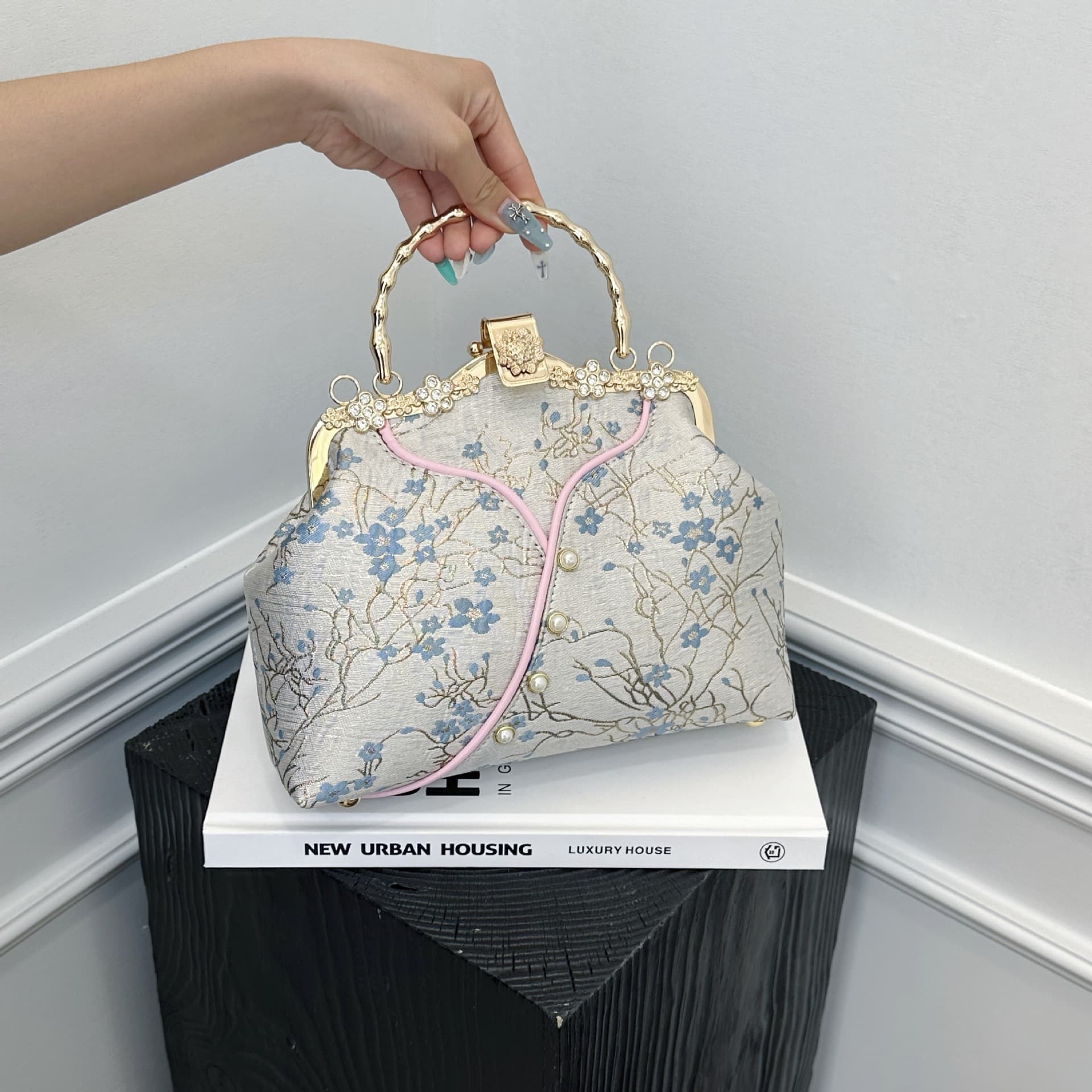 New Cheongsam Bag Handbag Crossbody Bag Fashionable Elegant Chinese Style Bag Mother's Bag Tote Bag