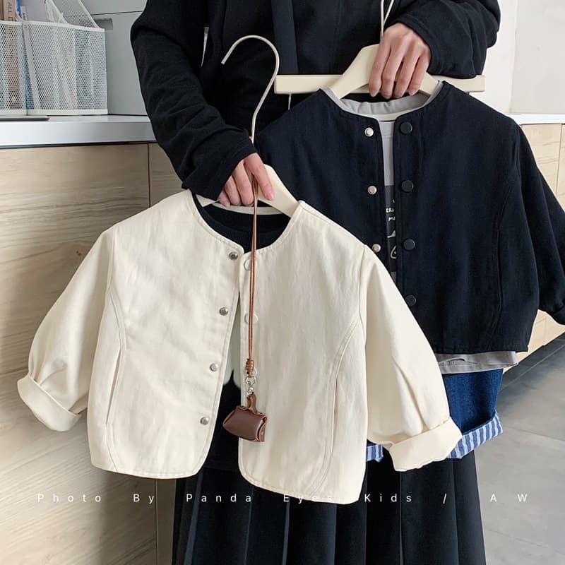 2025 Spring Autumn Japanese Style Boys Jacket, Pure Cotton Round Neck Beige Jacket, Trendy Top for Boys