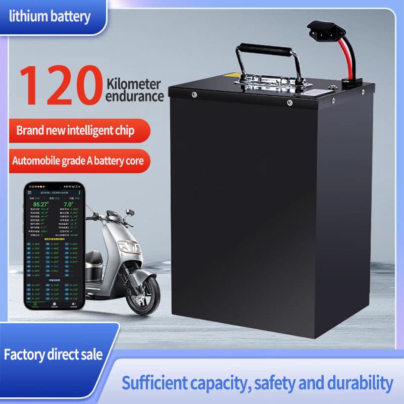 Brand New 72V Lithium Battery for Household Electric Vehicles, Specialized Ternary Lithium Battery for Electric Tricycles with Ultra-Long Range
