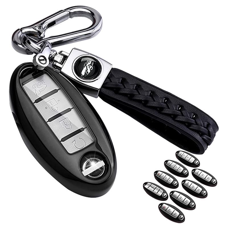 Key case cover for Nissan Sylphy Classic 14th Gen, Teana, Qashqai, X-Trail, Tiida, Juke, Murano shell buckle