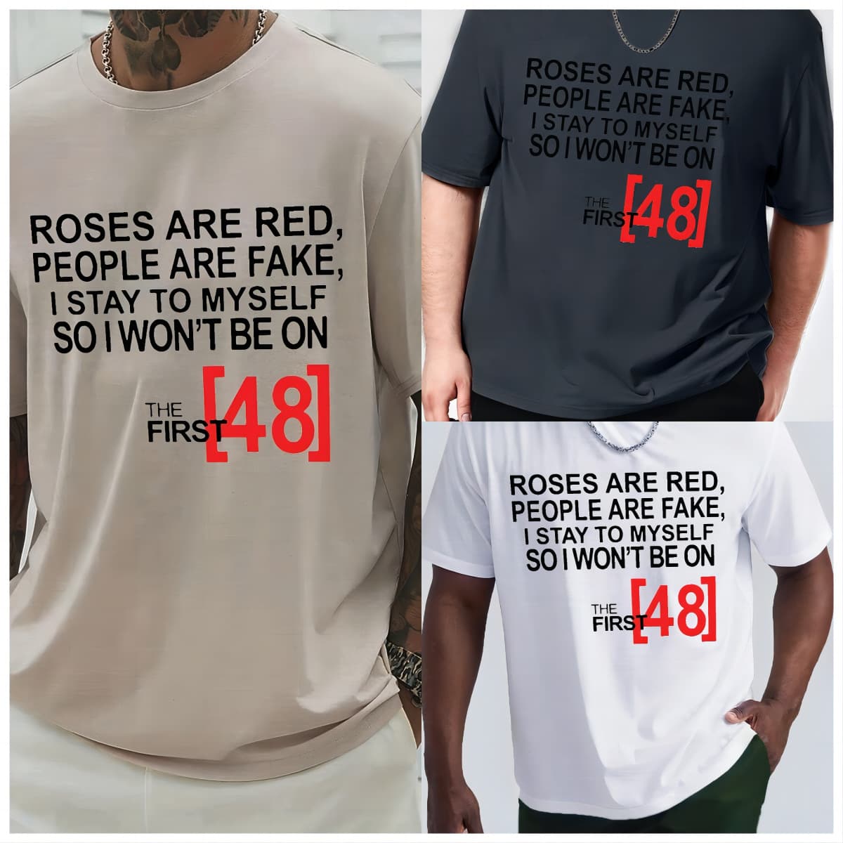 Men's Casual Short Sleeve Women's Plus Size T-Shirt