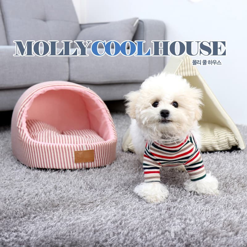 Pet Summer Triangle Series Cat Tent Cute Cat Nest Breathable Puppy Bed Small Dog Kennel Factory Wholesale
