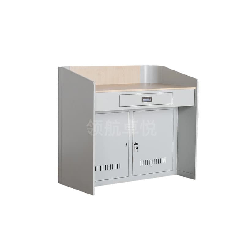 Steel Multimedia Lectern Multifunctional Teaching Podium for Classroom School Computer Lab Smart