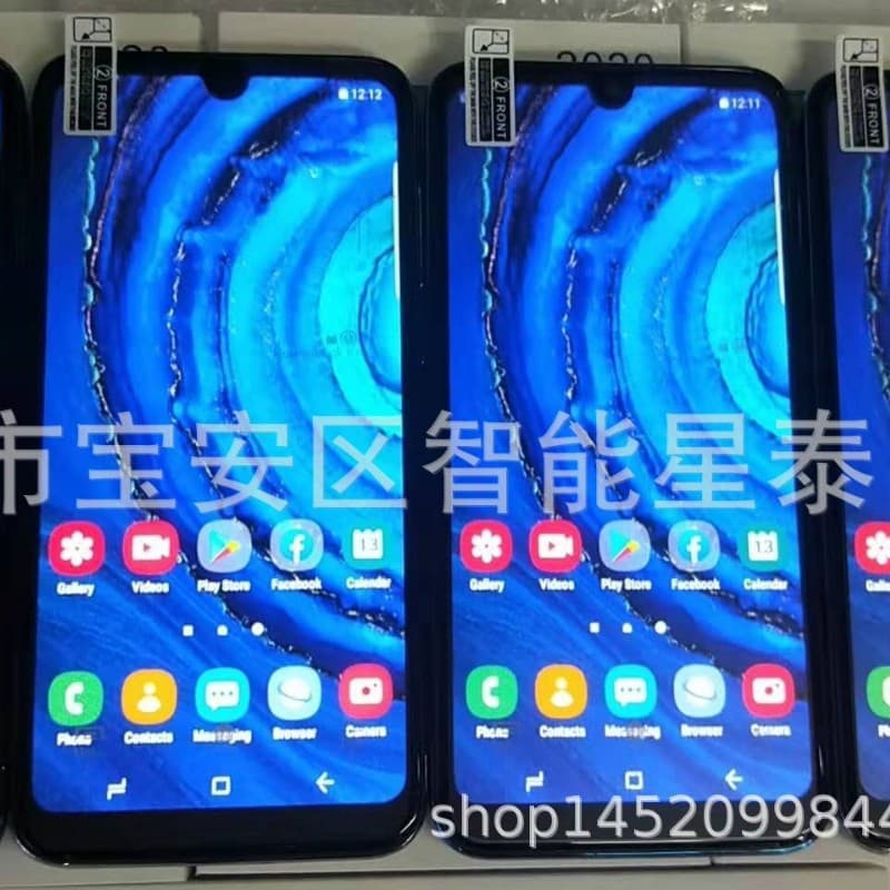 New Cross-Border Smartphone Note10 6.3-Inch Punch Hole Camera Full Screen P31+ Foreign Language Smartphone