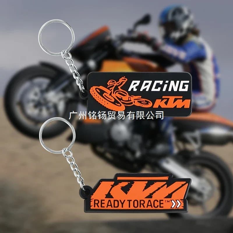 Motorcycle Keychain KTM 390 790 890 Adventure Silicone Rubber Keychain Accessories