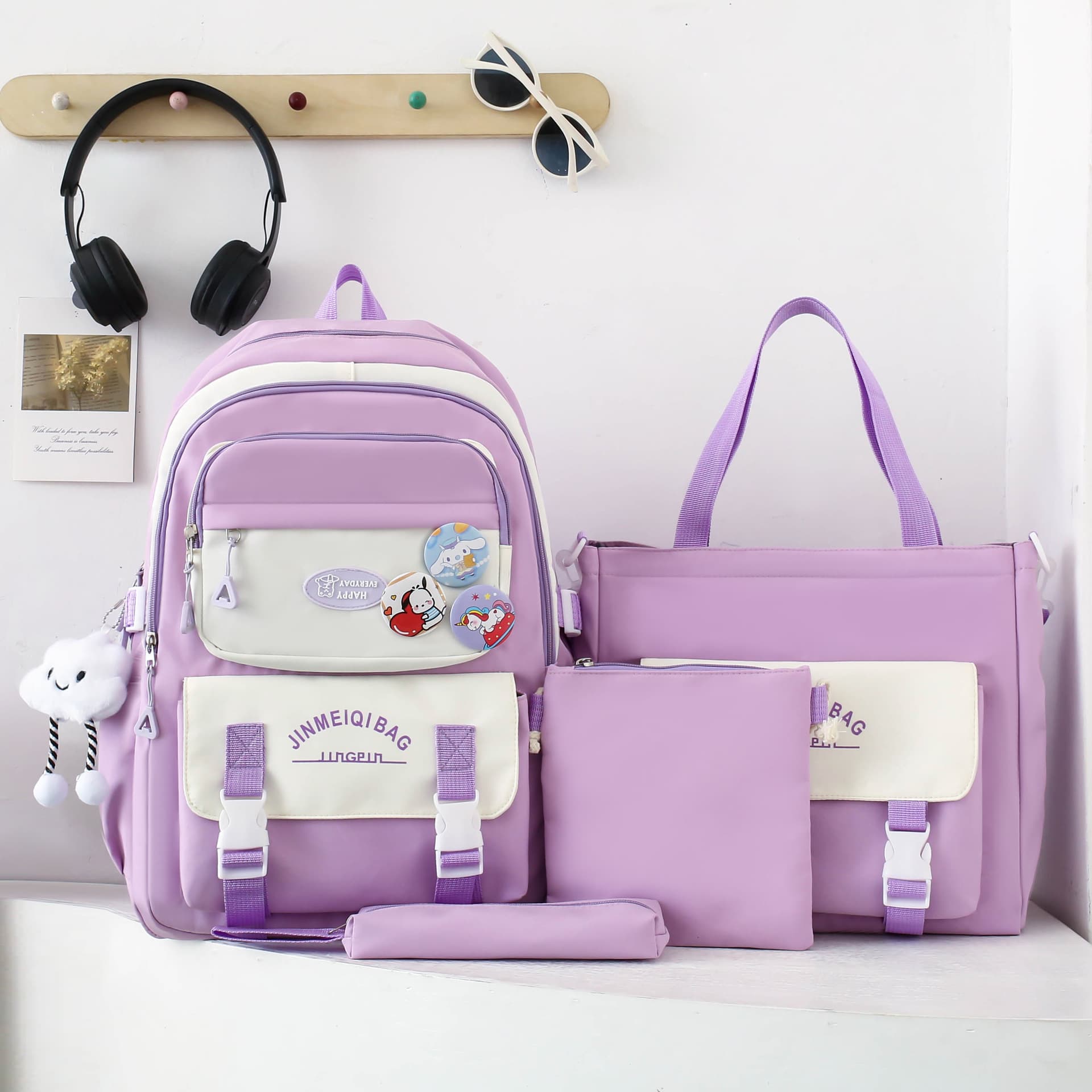 New schoolbags for teenagers and students schoolbags for men and women large-capacity casual backpacks to reduce burden and high appearance contrasting color backpacks