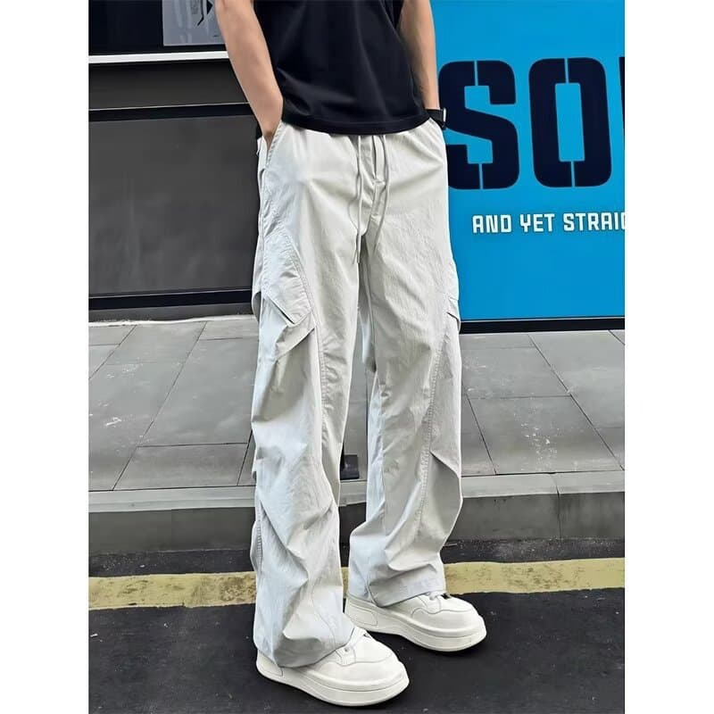 American outdoor quick-drying assault pants for men and women in autumn thin and versatile breathable straight sports pants paratrooper overalls trousers