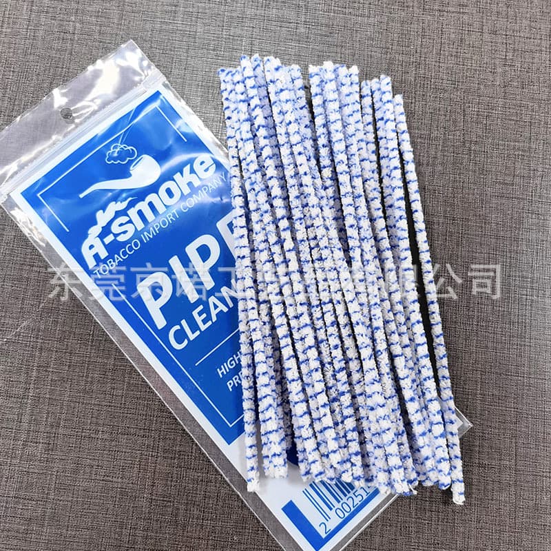 Source manufacturer 80-pack red, white, blue and white pipe cleaners pipe cleaning accessories flue brush cotton strips