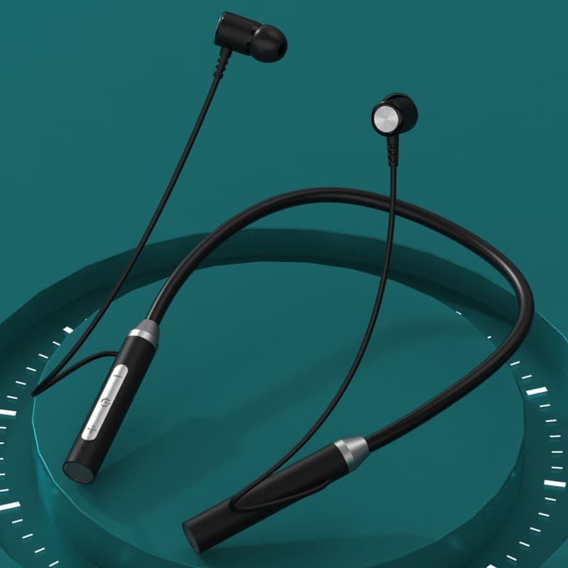 New Neckband Wireless Bluetooth Earphones Long Battery Life Over-Ear Sports Running Fitness Men and Women Universal