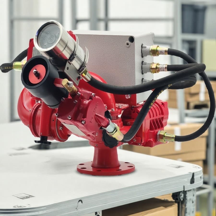 Intelligent Fire Water Cannon Fully Automatic Tracking and Positioning Fire Extinguishing Device No Debugging Required High Pressure Elevated Fire Monitor Infrared