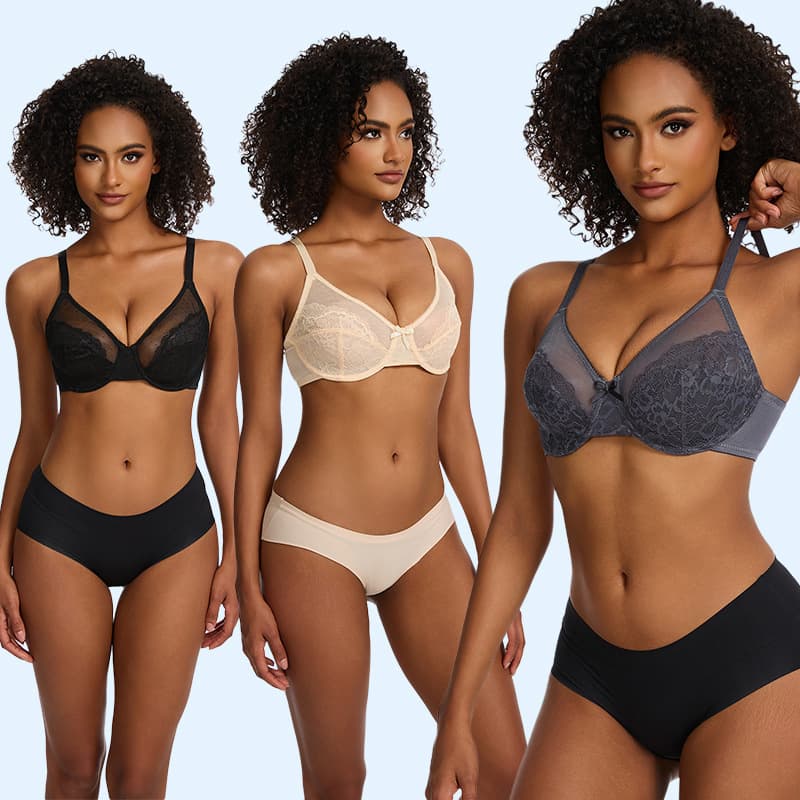 Cross-border Amazon Shein Independent Station Foreign Trade French Style Bra Ultra-thin Push-up Anti-sag Bra for Women
