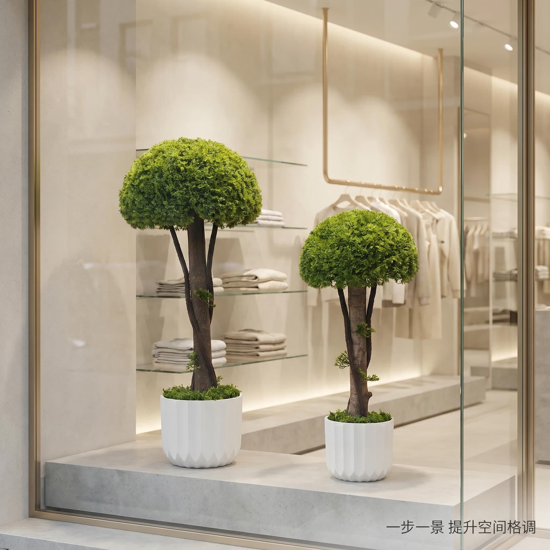 Factory-direct 60cm short cypress single-ball topiary artificial tree for courtyard hotel landscaping simulation greenery