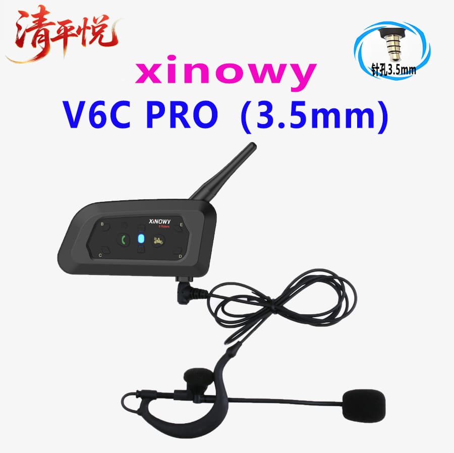 Xinowy v6Cpro Allows for 2 People to Communicate Simultaneously, Full-Duplex Referee Intercom, Football Intercom, Referee Intercom Headset