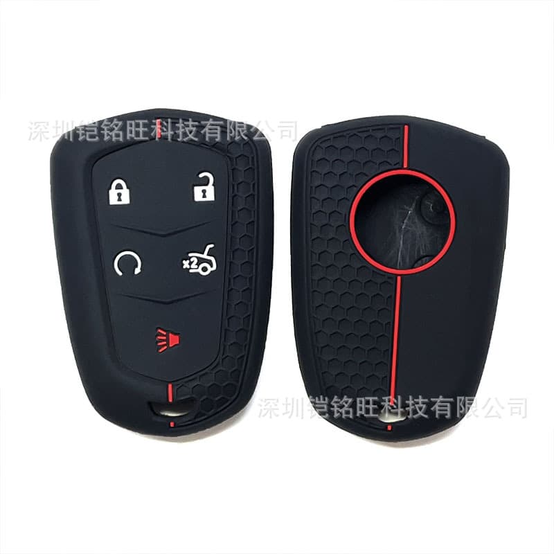 Compatible with Cadillac Key Case xt5/xt4/xt6/ct5/ct6/ct4 Honeycomb Pattern atsl Car Key Cover