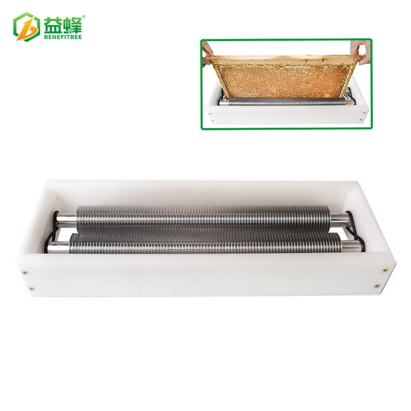 Beekeeping Tool Honey Roller Uncapping Machine Honey Extractor Comb Honey Harvesting Equipment