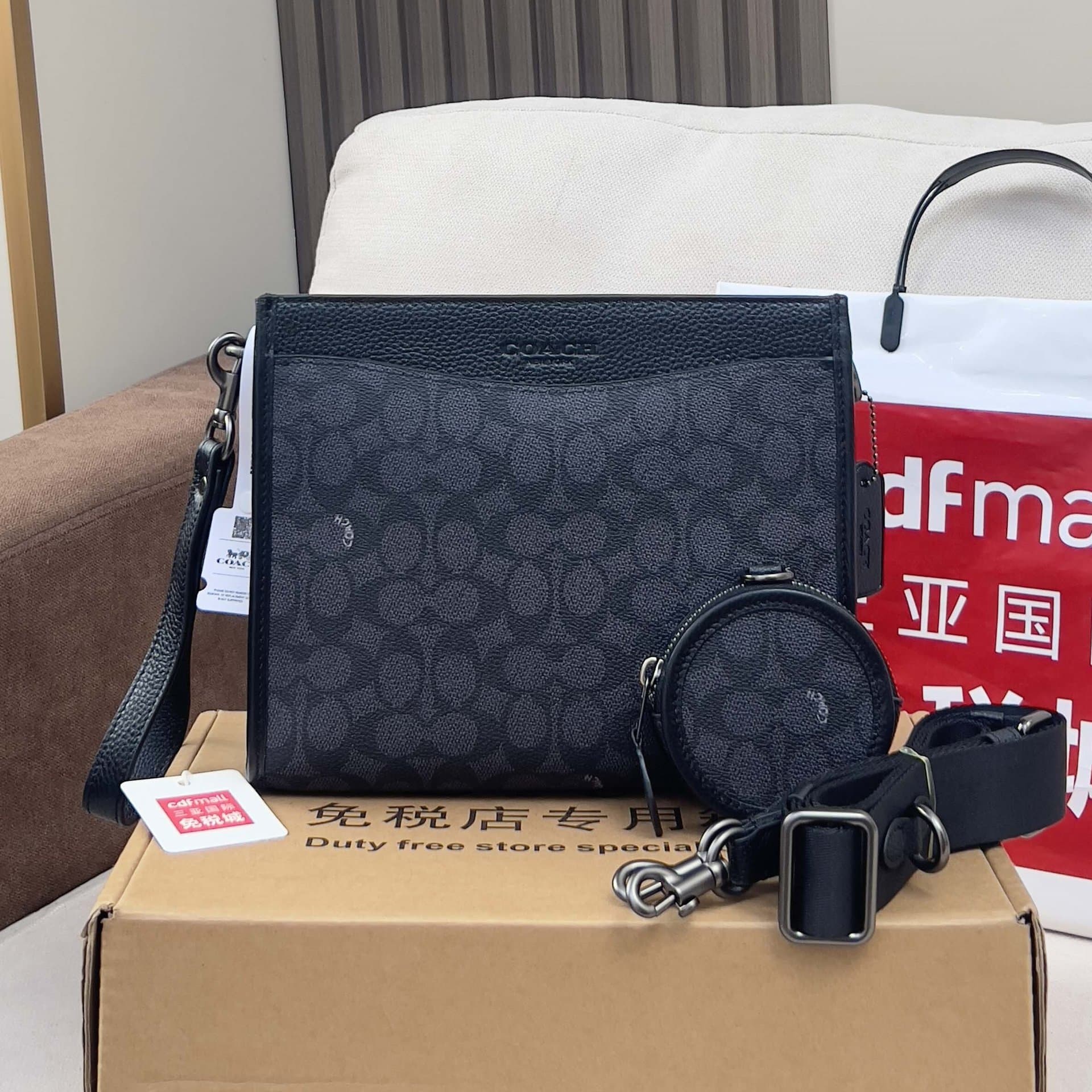Coach Outlet New Dempsey Shopping Bag Classic Tote Handbag Crossbody Commuter Shoulder Bag