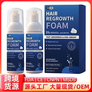 Cross-border Hair Foam Mousse Thickening Hair Growth Strengthening Hair TK Custom Wholesale HAIR REGROWTH FOAM