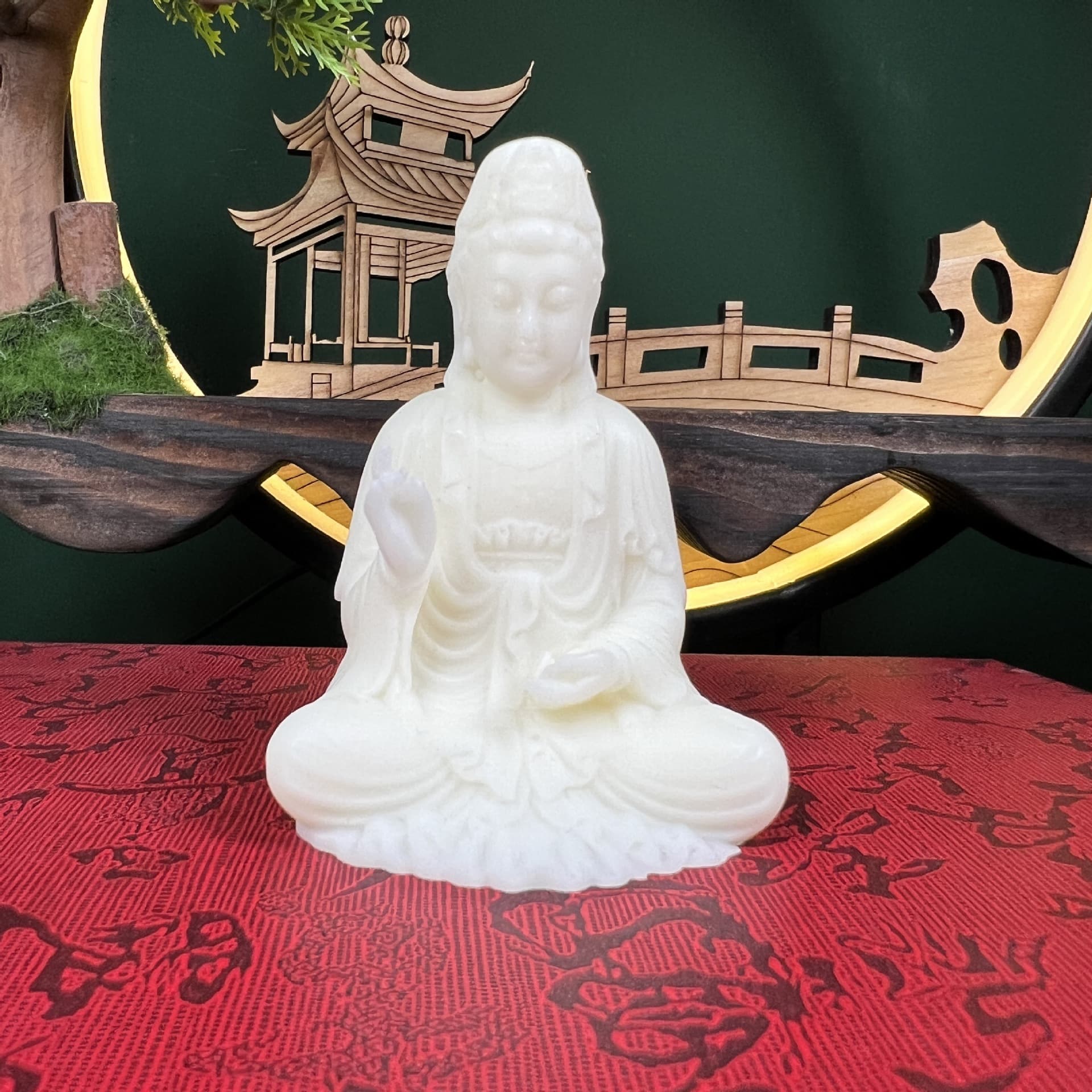 Ivory Nut Guanyin Ornament Home Decoration Car Decoration Tea Pet Fish Tank Landscape Entrance