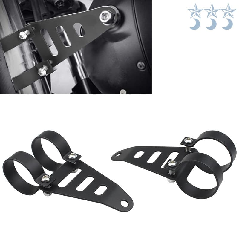 Motorcycle Headlight Bracket Retro Headlight Mounting Bracket 41-43mm