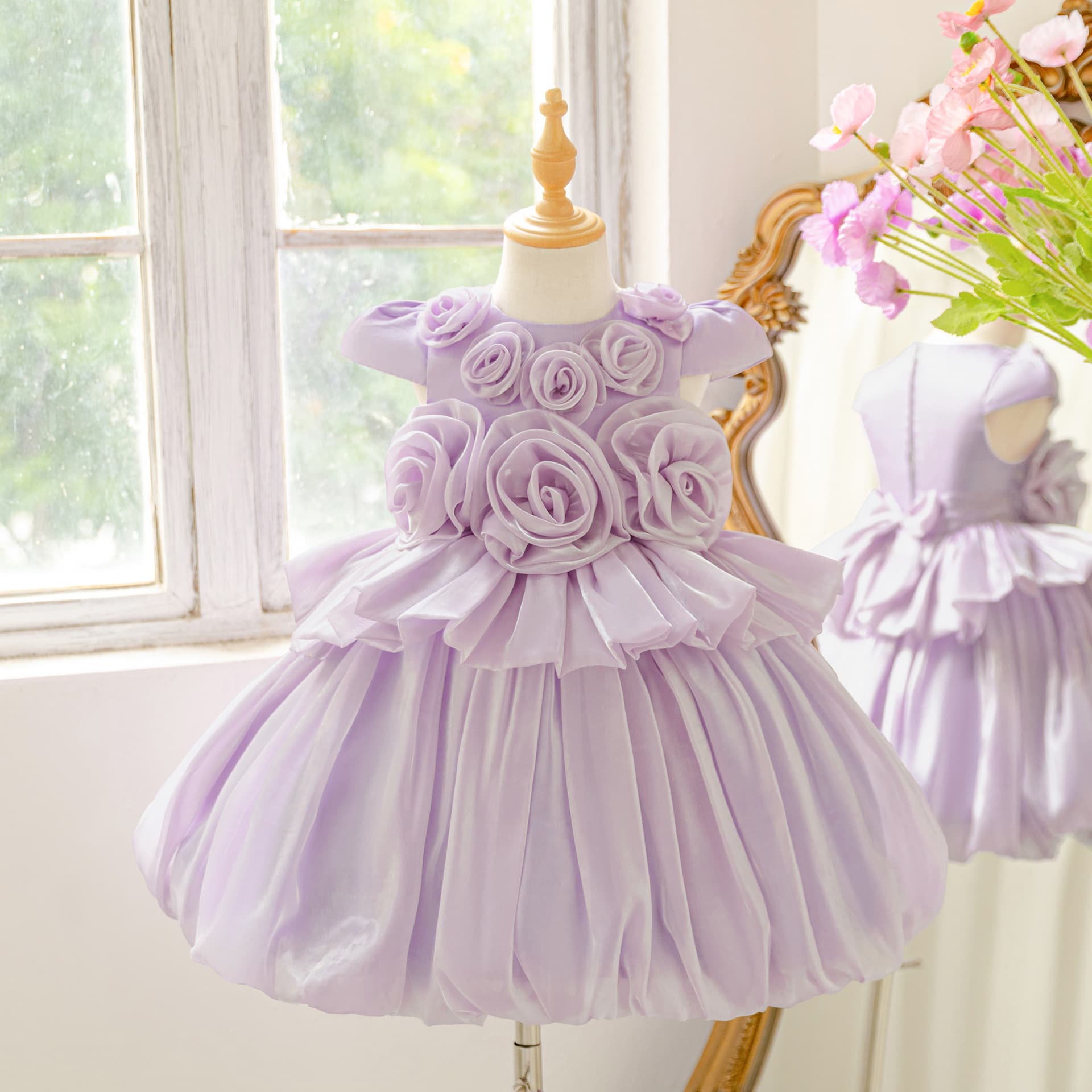 Wholesale Girls Dress Children Princess Dress Piano Performance Dress Flower Girl Wedding Little Girl Birthday Dress