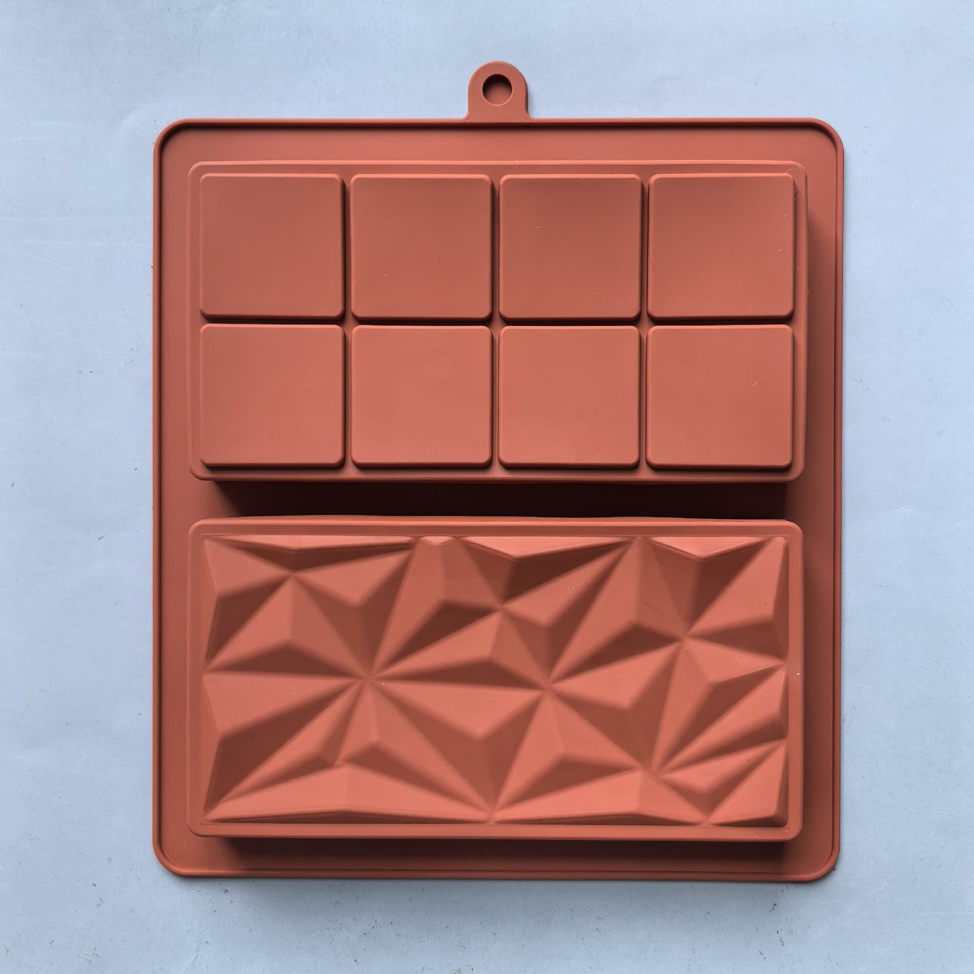 Dubai Full Grid Diamond Silicone Chocolate Mold Silicone Fondant Mold Lace Mold DIY Waffle Chocolate Slab